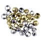 BEAD PLASTIC FACETED GOLD-SILVER 25G