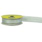 RIB 22MM SATIN SHEER EDGE SILVER-SLV 4M