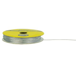 CORD 1MM SILVER 16M