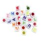 ALPHABET CUBE BEADS ASST 104PCS