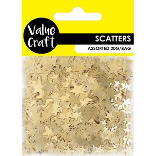 CRAFT SCATTERS STAR 2 SIZES GOLD 20G