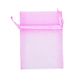 Mini Organza Bag B Pink 10cmx7.5cm 7pc