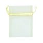 Mini Organza Bag Cream 10cmx7.5cm 7pc