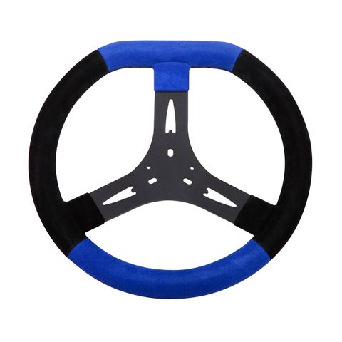 Steering Wheel Blue Suede 320mm