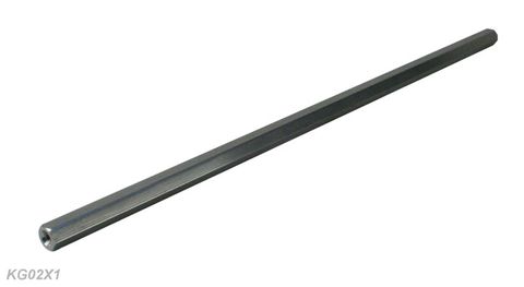 Gear Rod Hex Gunmetal 480mm X1