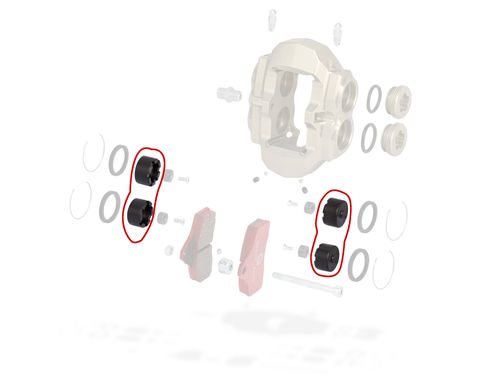 OTK Front Brake Caliper Piston BSS
