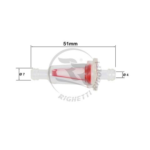 RR Fuel Filter Small 51mm Long