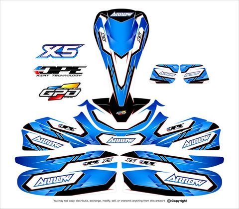 Arrow Sticker Kit X5 Senior 506