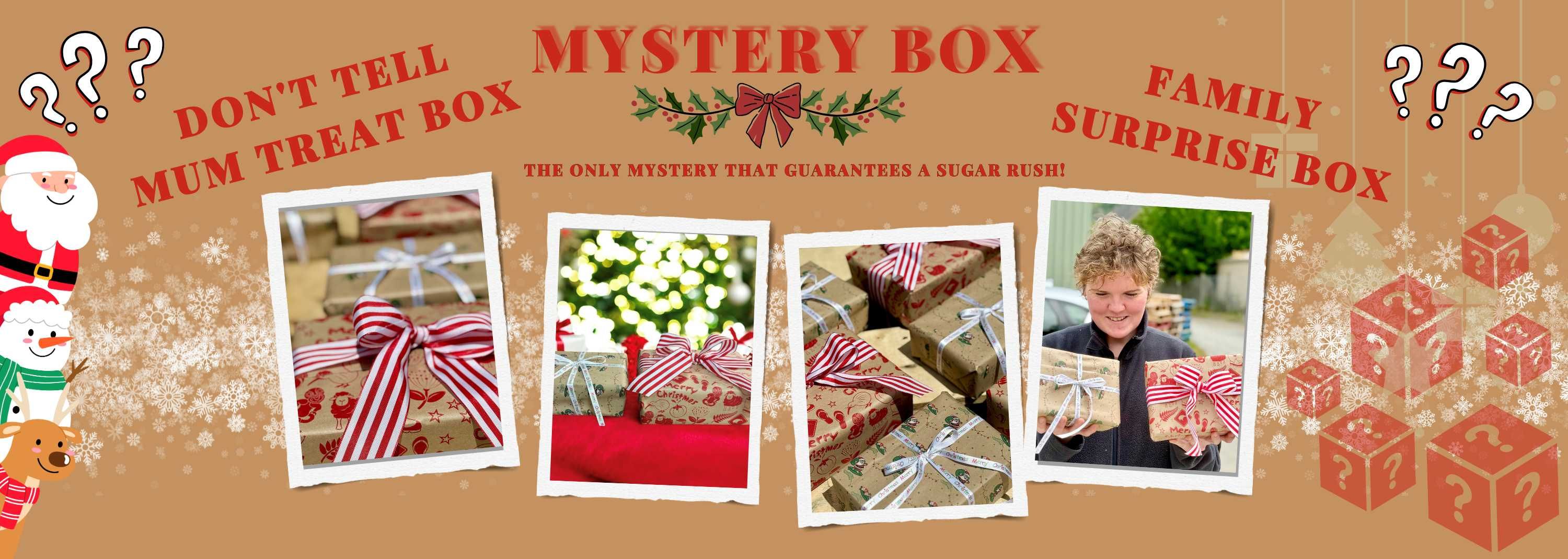 mystery box dont tell mum treat box and family surprise box