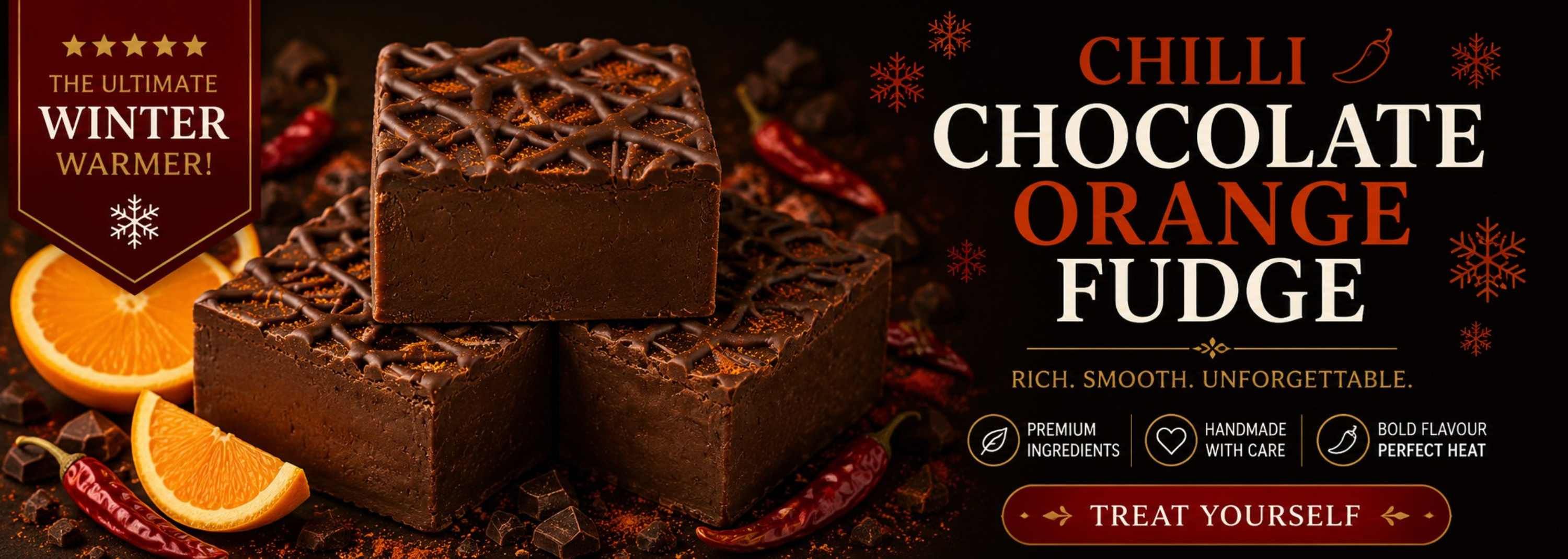June Fudge Chilli Chocolate Orange Fudge