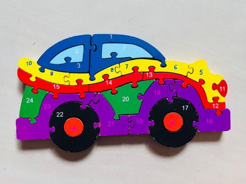 CAR WOODEN PUZZLE