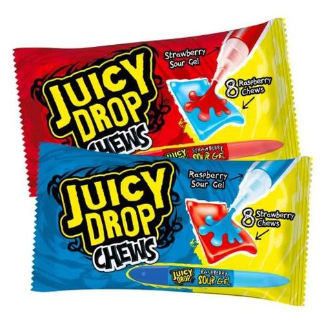 BAZOOKA JUICY DROP TAFFYS