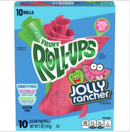 JOLLY RANCHER FRUIT ROLL UPS