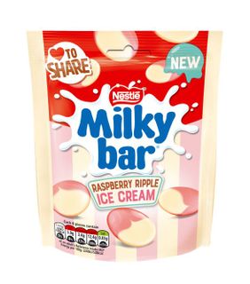 MILKYBAR RASPBERRY RIPPLE ICE CREAM