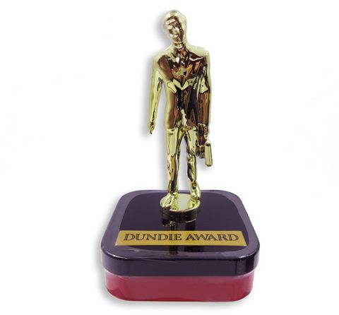 BOSTON AMERICA THE OFFICE DUNDIE AWARD