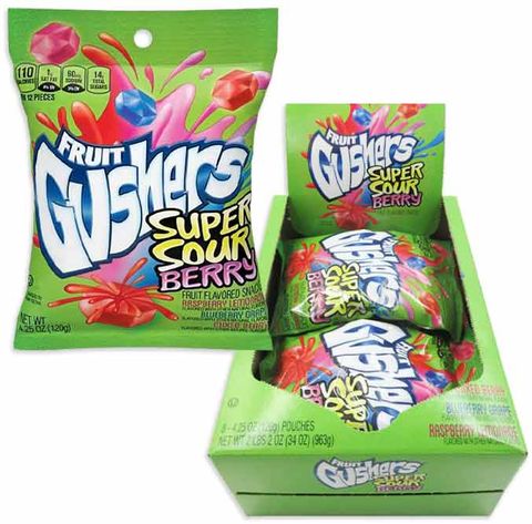 GUSHERS PEG BAG - SUPER SOUR BERRY