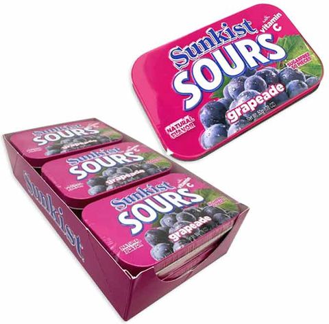 SUNKIST SOURS TIN S/F GRAPEADE