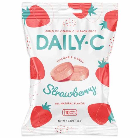 DAILY-C PEG BAG - STRAWBERRY