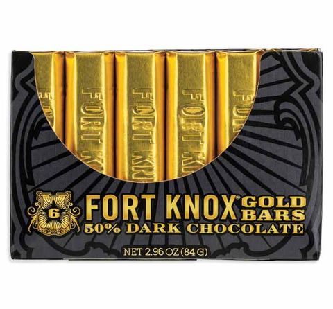 FORT KNOX MINI GOLD BAR DARK CHOCOLATE