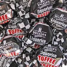 WALKERS LIQUORICE TOFFEES 200G