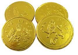 Gold Milk Chocolate Coin