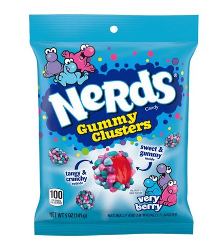 NERDS GUMMY CLUSTERS VERY BERRY