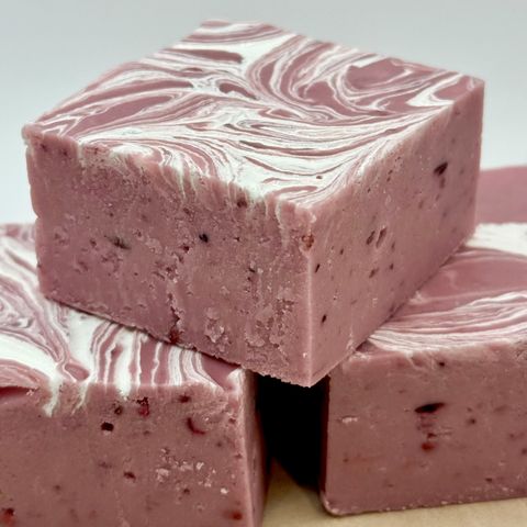WILDBERRIES AND CREAM FUDGE