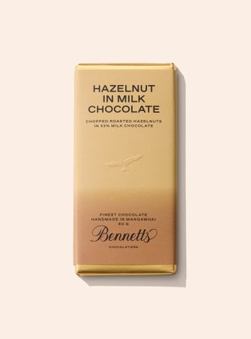Bennetts Hazelnut Chocolate Bar