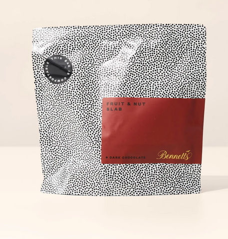 BENNETTS SLAB FRUIT & NUT DARK 140G