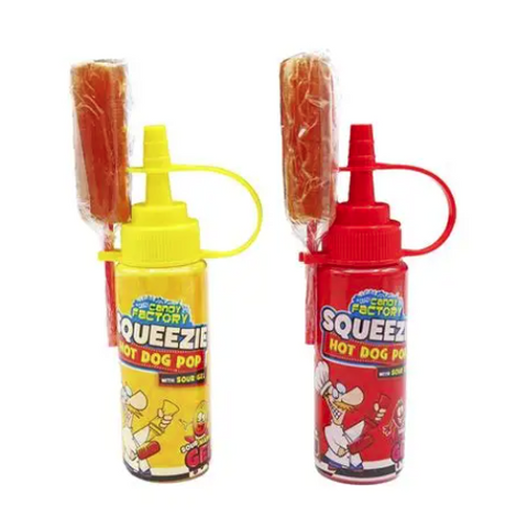 SQUEEZE HOT DOG POP