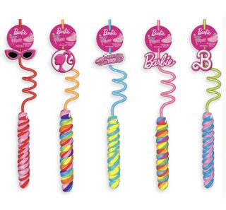 BARBIE CRAZY POP STRAW WITH CHARM
