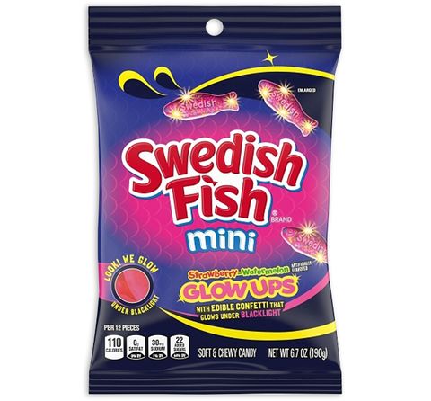 SWEDISH FISH GLOW UPS PEG BAG