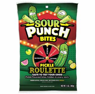 SOUR PUNCH BITES PICKLE ROULETTE PEG BAG