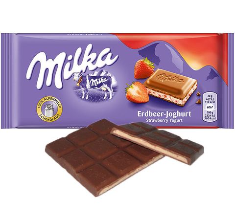 MILKA BAR STRAWBERRY YOGURT