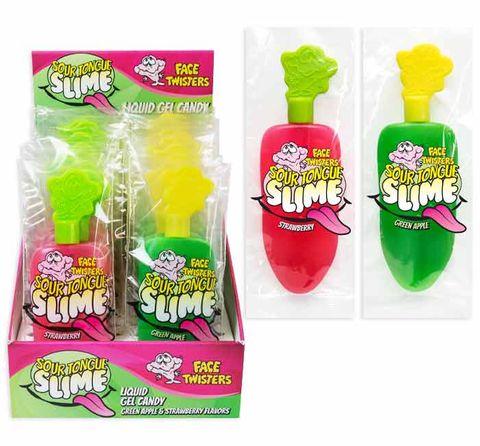 FACE TWISTERS SOUR TONGUE SLIME