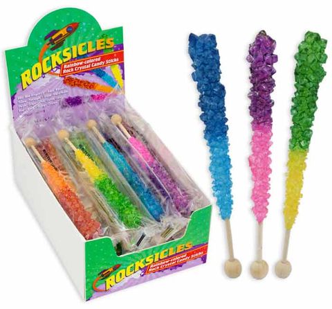 ROCKSICLES CRYSTAL ROCK CANDY STICK