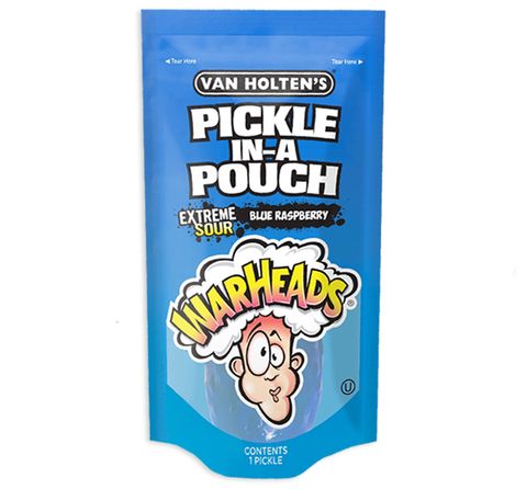 VAN HOLTENS WARHEADS BLUE RASPBERRY PICKLE