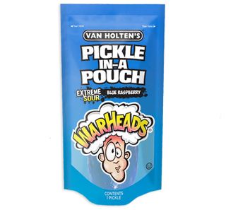 VAN HOLTENS WARHEADS BLUE RASPBERRY PICKLE
