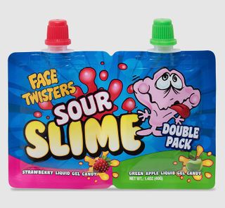 FACE TWISTERS SOUR SLIME DOUBLE PACK