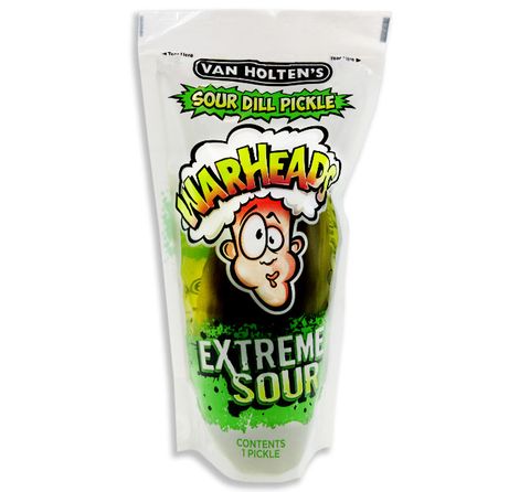 VAN HOLTENS WARHEADS EXTREME SOUR DILL PICKLE