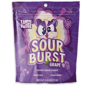 KANPAI SOUR BURST GRAPE "Coated Gushers"