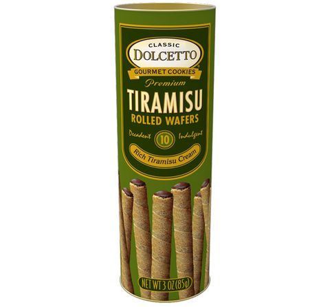 DOLCETTO TIRAMISU ROLLED WAFERS