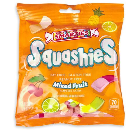 SMARTIES SQUASHIES MIXED FRUITS PEG BAG