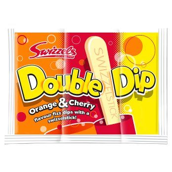 SWIZZELS ORANGE & CHERRY DOUBLE DIP