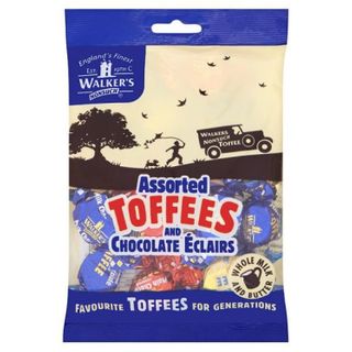 WALKERS BAGS - ASSORTED TOFFEES 150G