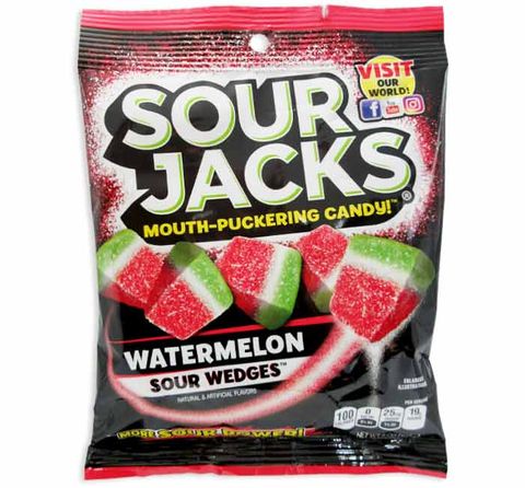 SOUR JACKS SOUR WEDGES WATERMELON