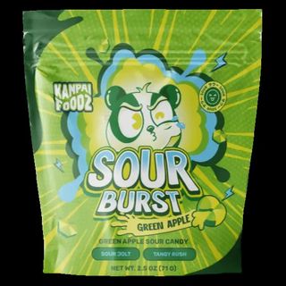 KANPAI SOUR BURST GREEN APPLE "Coated Gushers"
