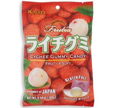 KASUGAI FRUTIA LYCHEE GUMMIES