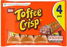 TOFFEE CRISP BAR 4PK