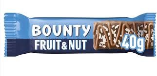 BOUNTY FRUIT & NUT COCOCNUT & MILK CHOC BAR